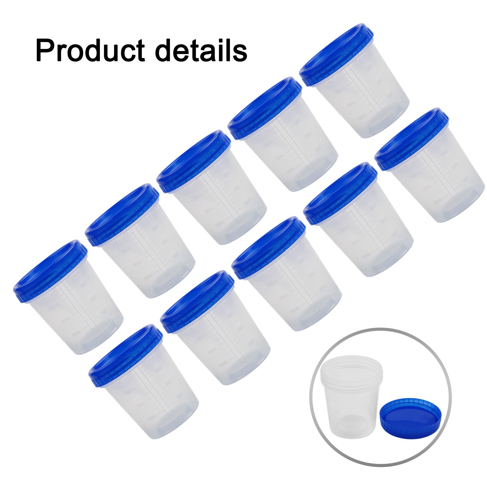 Practical Measuring Cups Graduated Cups Sample Smooth Bottom 120ml DIY - Picture 19 of 28