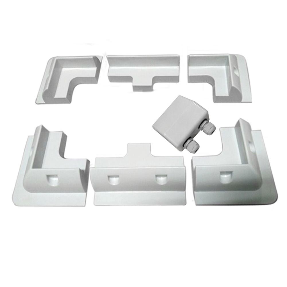 7PCS Solar Panel Mounting Brackets for RVs and Boats No Damage Install