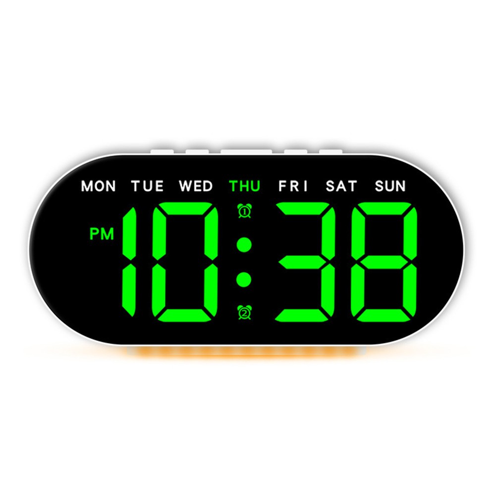 Practical Alarm Clock with Adjustable Lighting Levels and Temperature Indicator