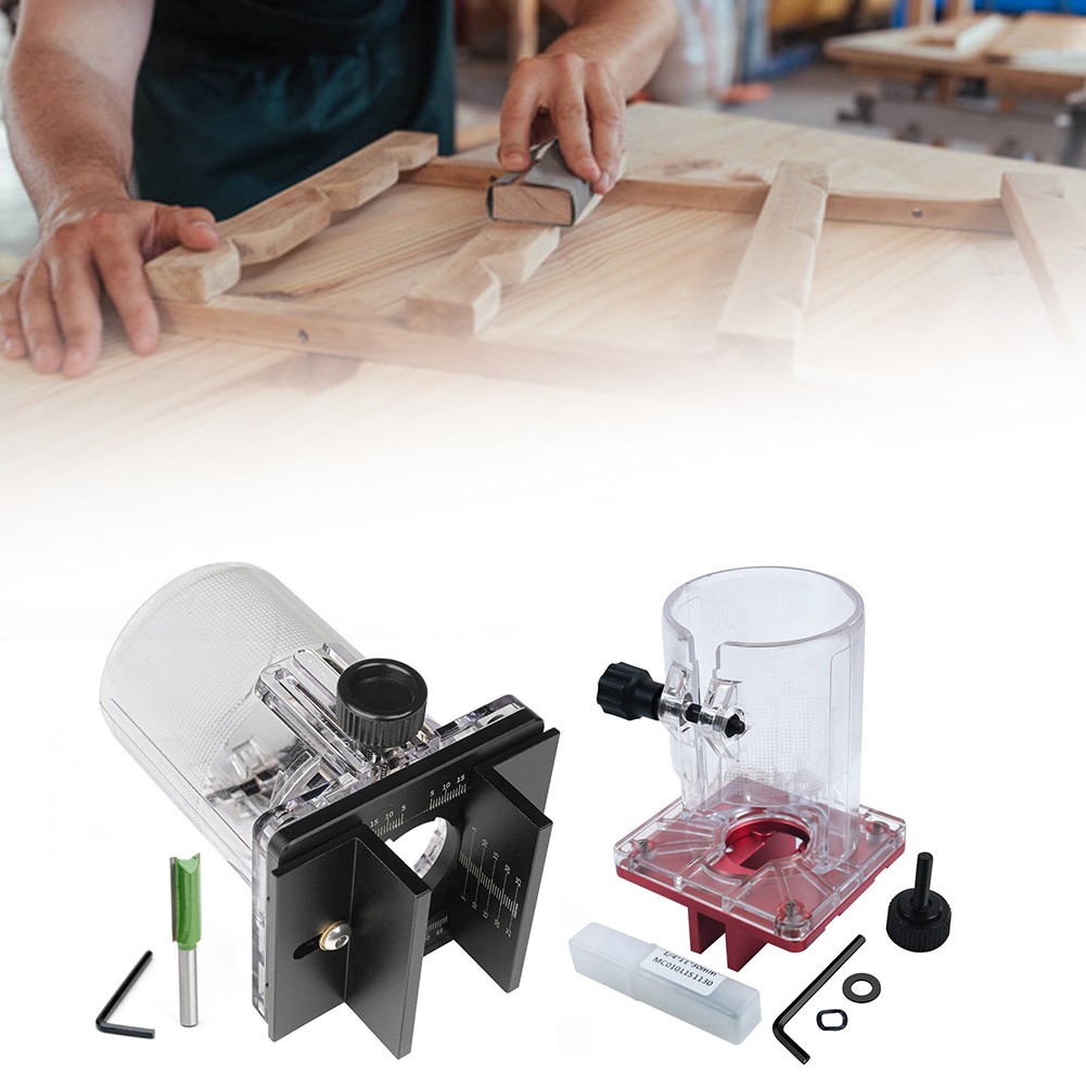 For Precise Slotting Adjustable Wooden Router Accessory with Limit Chute Design