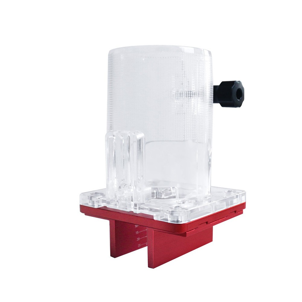 For Precise Slotting Adjustable Wooden Router Accessory with Limit Chute Design