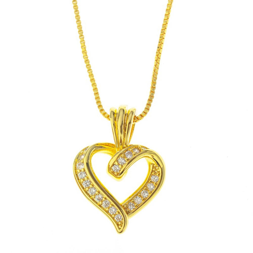 Unique Heart Shaped Zircon Necklace Designed to Stand Out in Any Setting - Picture 13 of 13