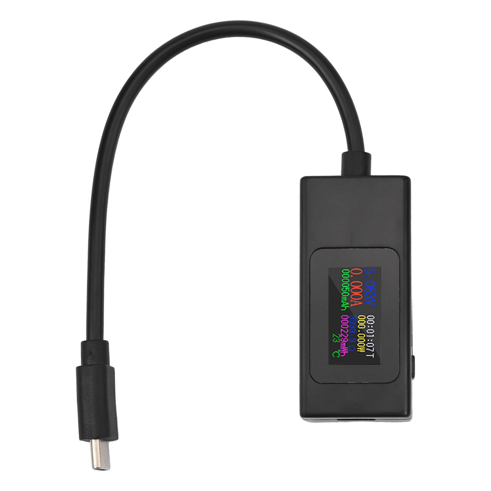 USB C Current Power Meter with High Definition Display for Quick Checks