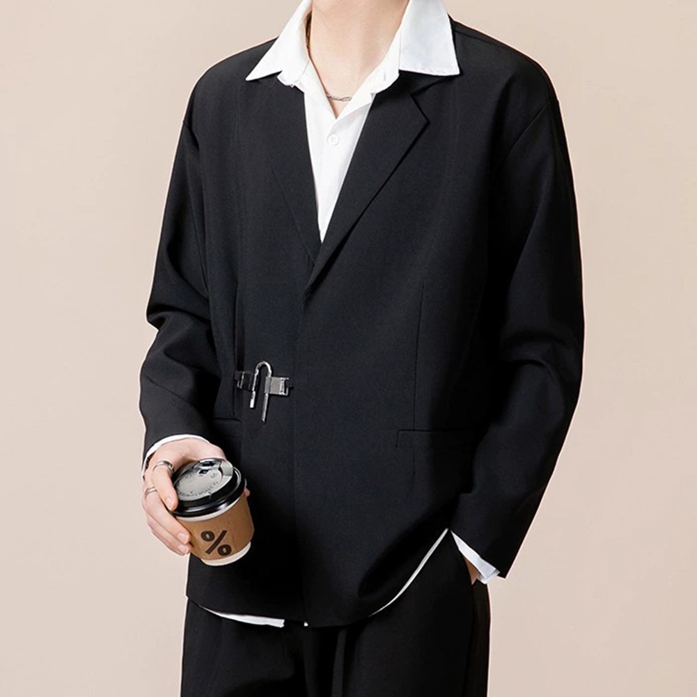 Ventes exceptionnelles Blazer homme élégant avec boucle en métal pour vêtements décontractés prin