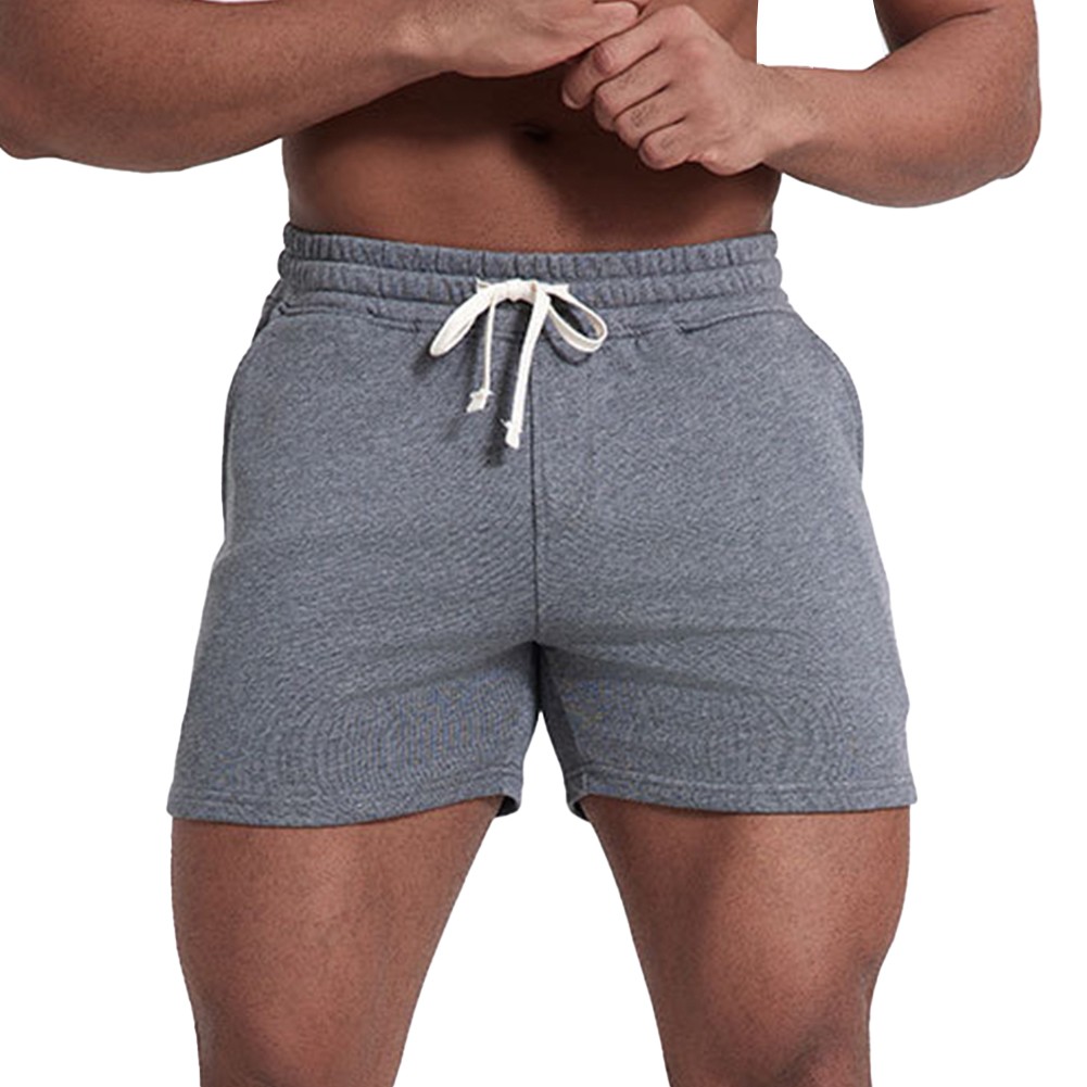 Diverse Size Options Available in Men's Slim Fit Sports Training Shorts - Picture 13 of 48