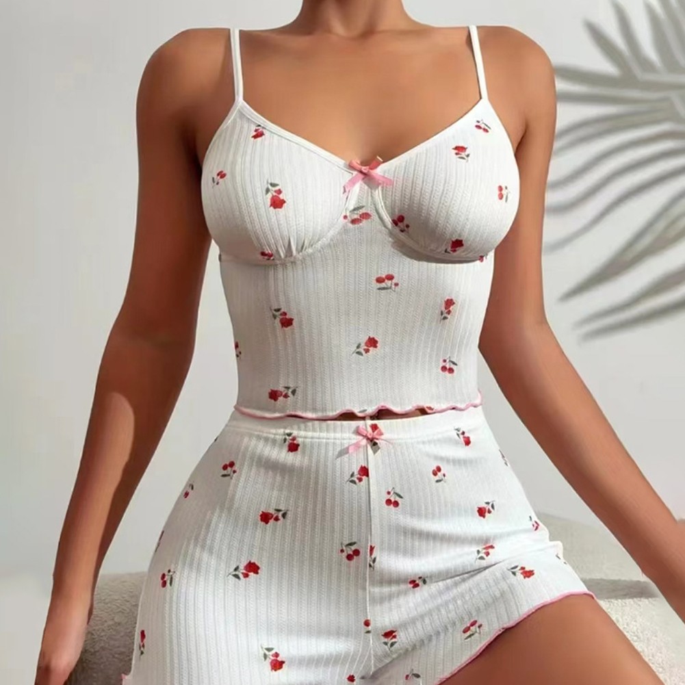 Cute and Comfy Womens PJs featuring Stylish Suspender Design and Patterns