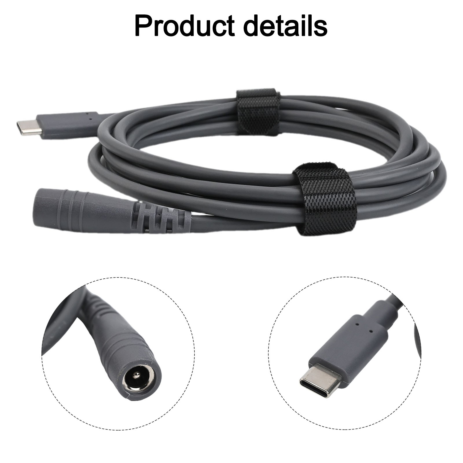 Innovative Design USB C Male to DC Female Charging Cord 100W for Devices - Picture 23 of 34