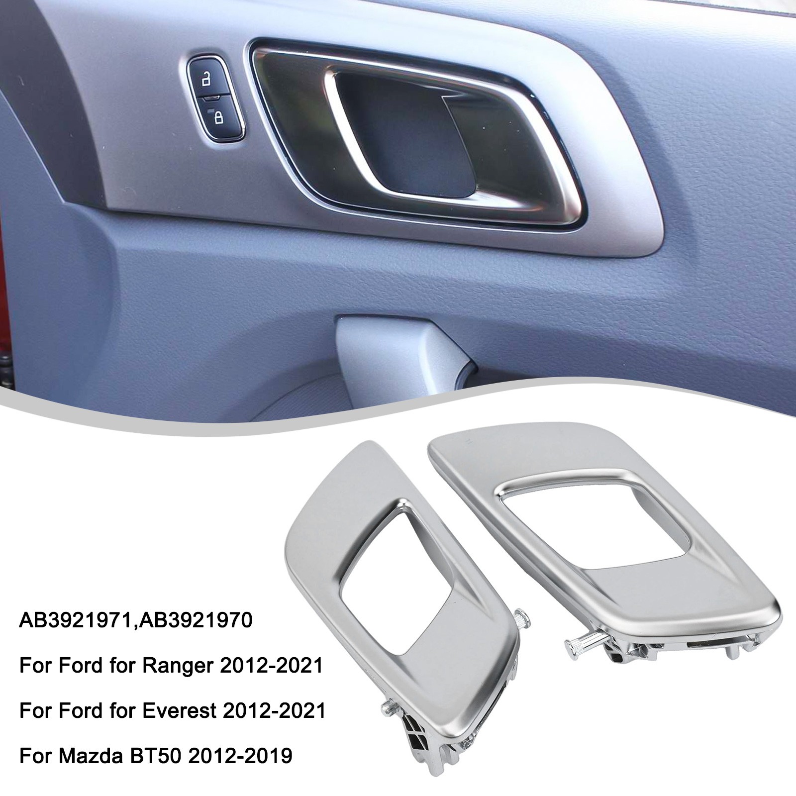 Interior Car Door Handle Compatible with For Ford For Ranger For Everest Models - Picture 49 of 59