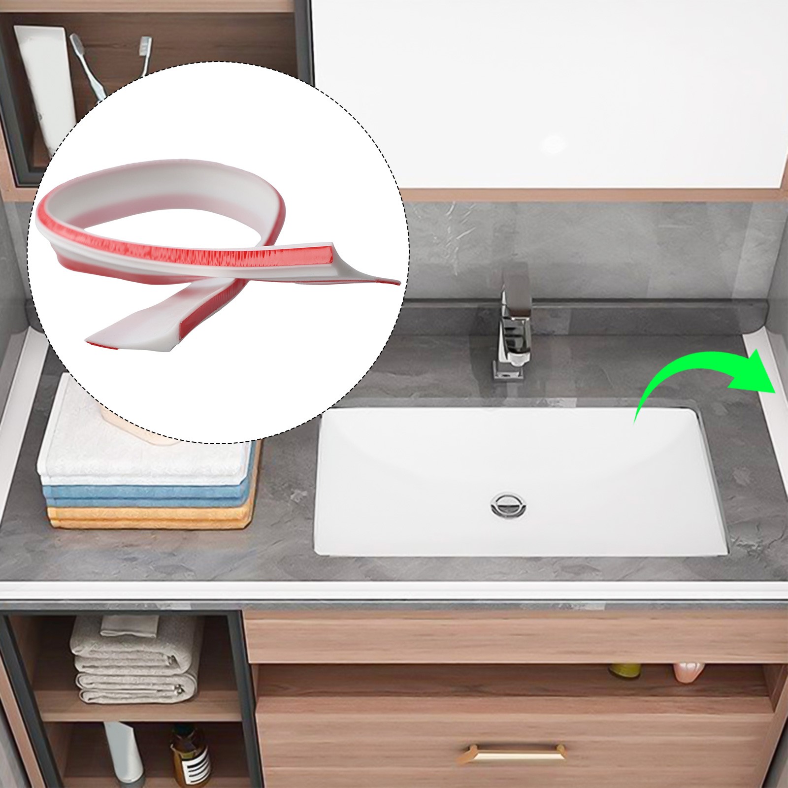 Solution d??tanch??it?? durable pour receveur de officiel douche en silicone prot??ge co