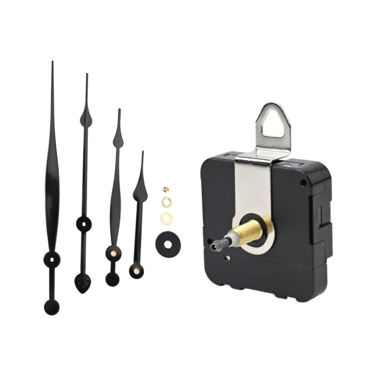 Complete DIY Clock Kit Long Shaft Quartz Movement for Various Clock Designs