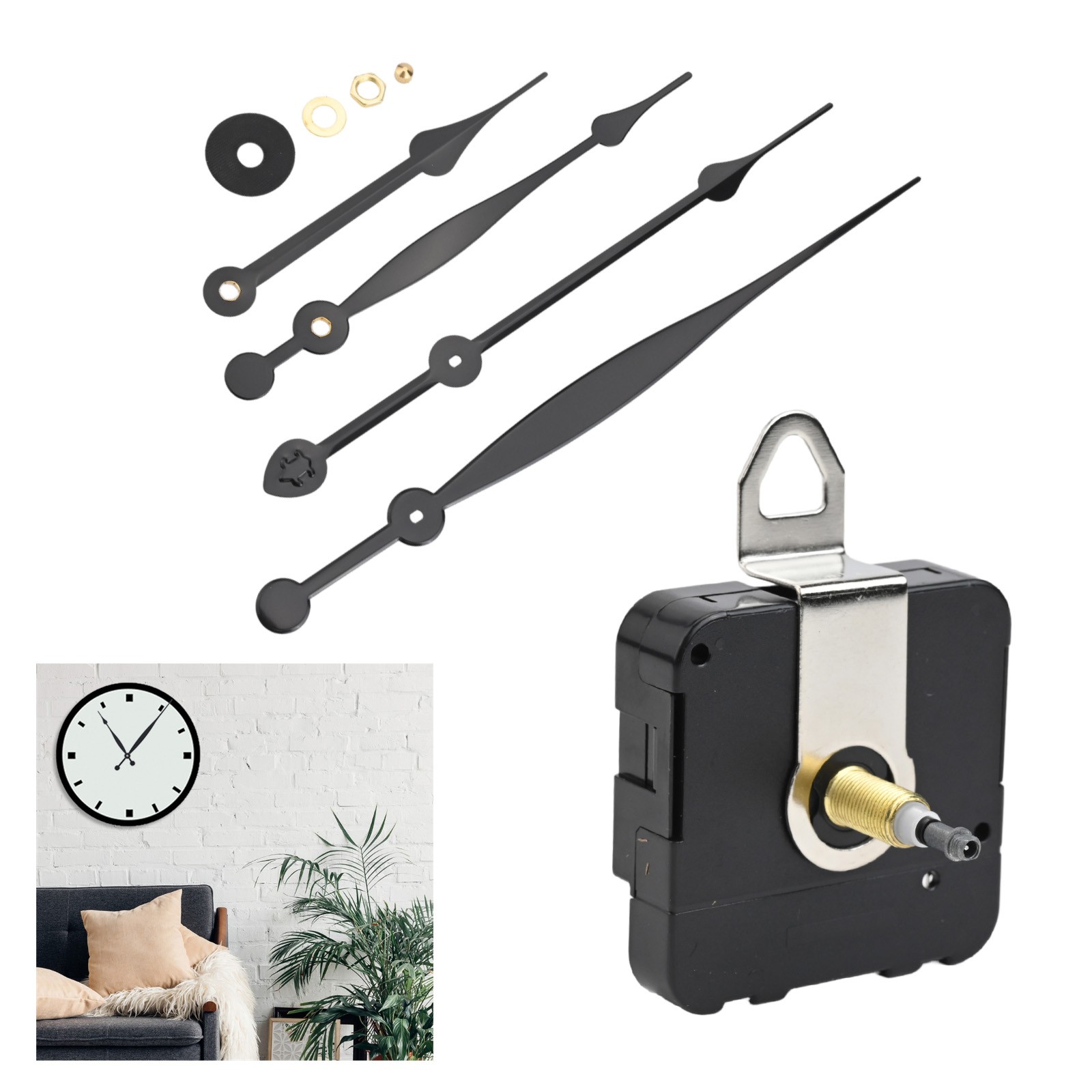 Custom Wall Clock Mechanism Replacement Perfect for DIY Crafting Enthusiasts