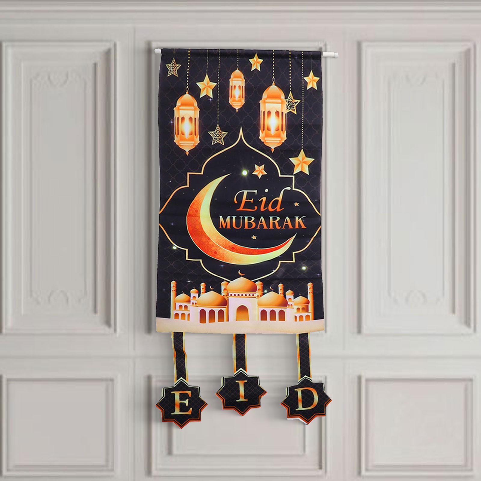 Colorful Polyester Eid Banner Perfectly Designed for Your Holiday Events