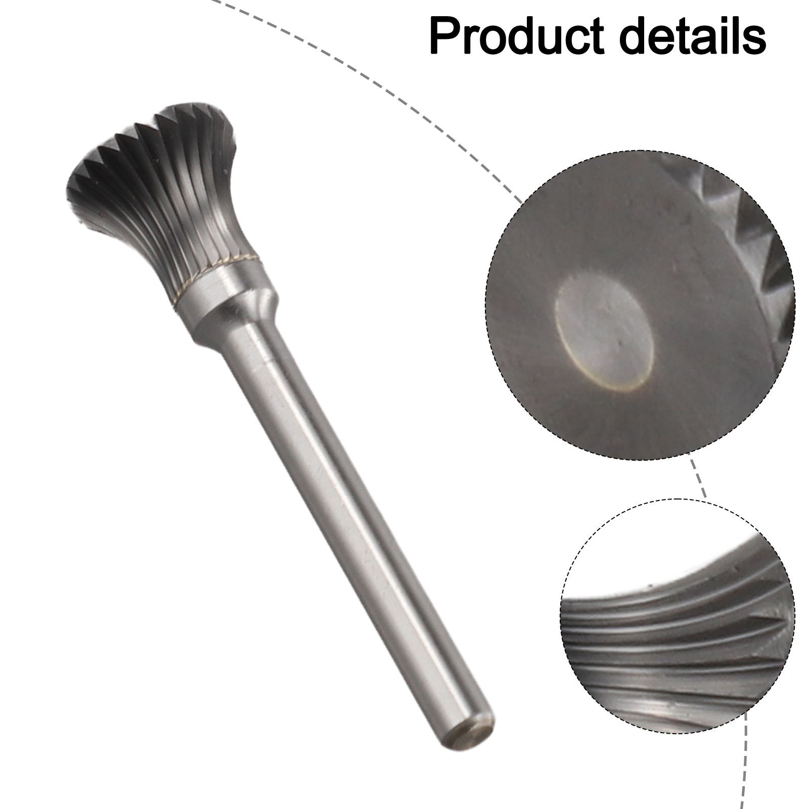 Rotary Filing Set Including Various Bits with a Standardized 6mm Shank Size