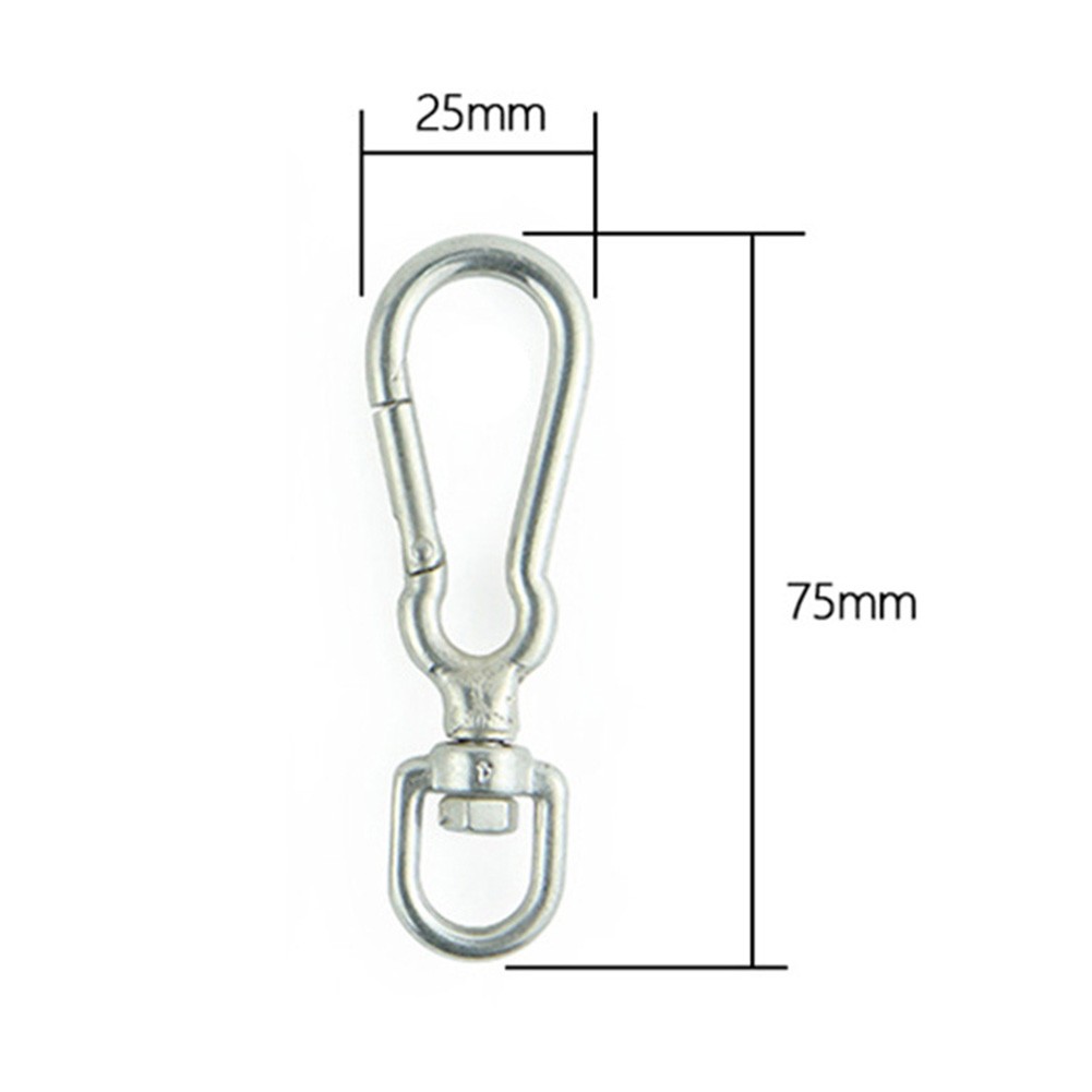 Innovative 360 Degree Rotating Spring Hooks in Sturdy Stainless Design