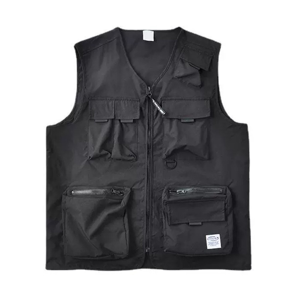 Sleeveless Casual Waistcoat for Men Featuring Convenient Storage Pockets - Picture 27 of 45