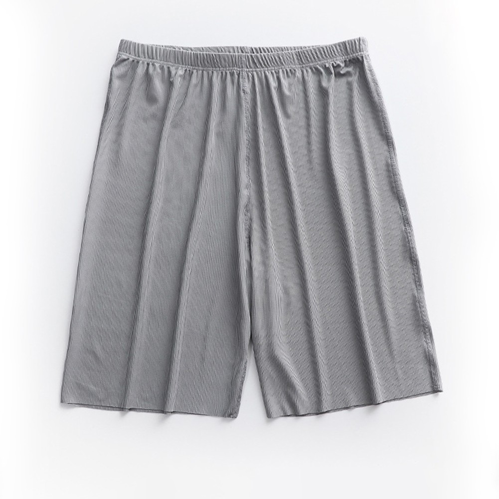 Ice Silk Comfortable Loose Fit Men's Sleepwear shorts in Various Colors - Picture 15 of 26