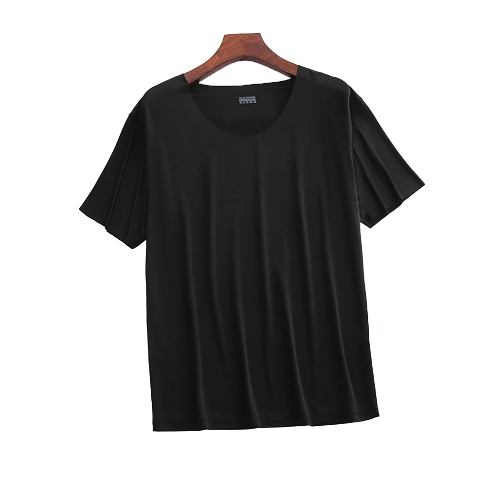 O Neck Men's Lightweight T Shirt in IceSilk Fabric Perfect for Warm Weather - Picture 13 of 20