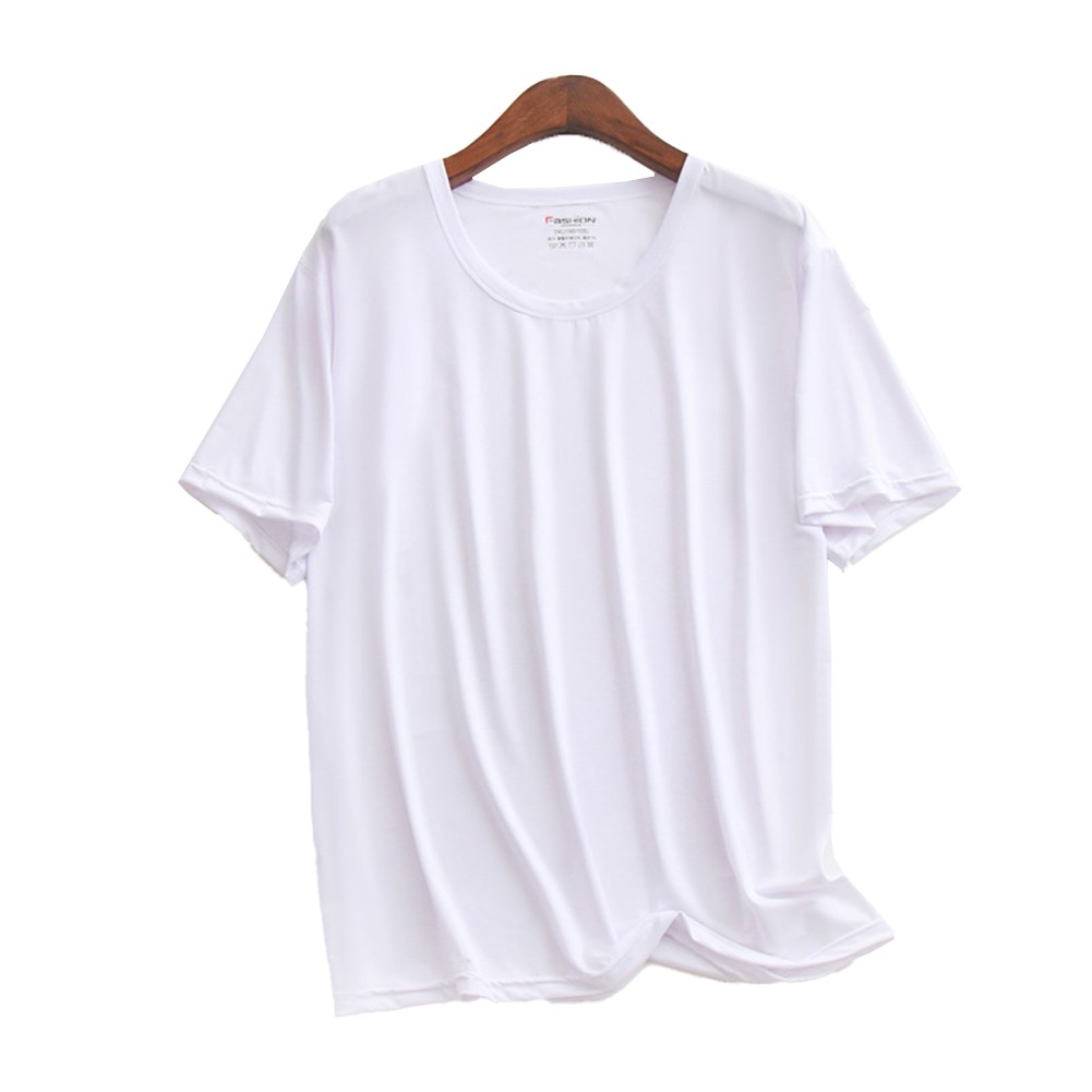 Ice Silk Quick Drying Men's Short Sleeve Shirt Perfect for Workouts and Sports - Picture 26 of 30