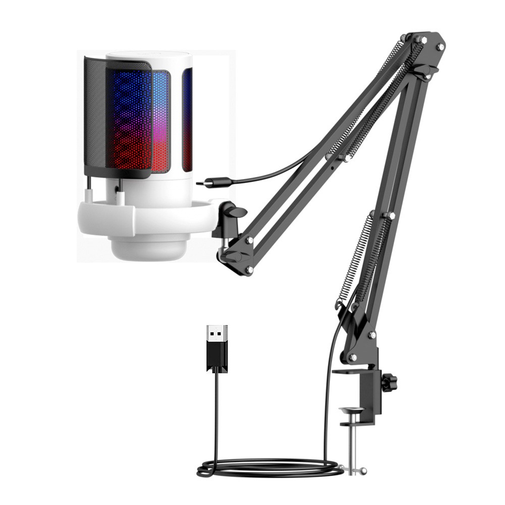 Microphone USB Haute Performance avec Isolation Bruit pour Création de Contenu - Zdjęcie 13 z 15