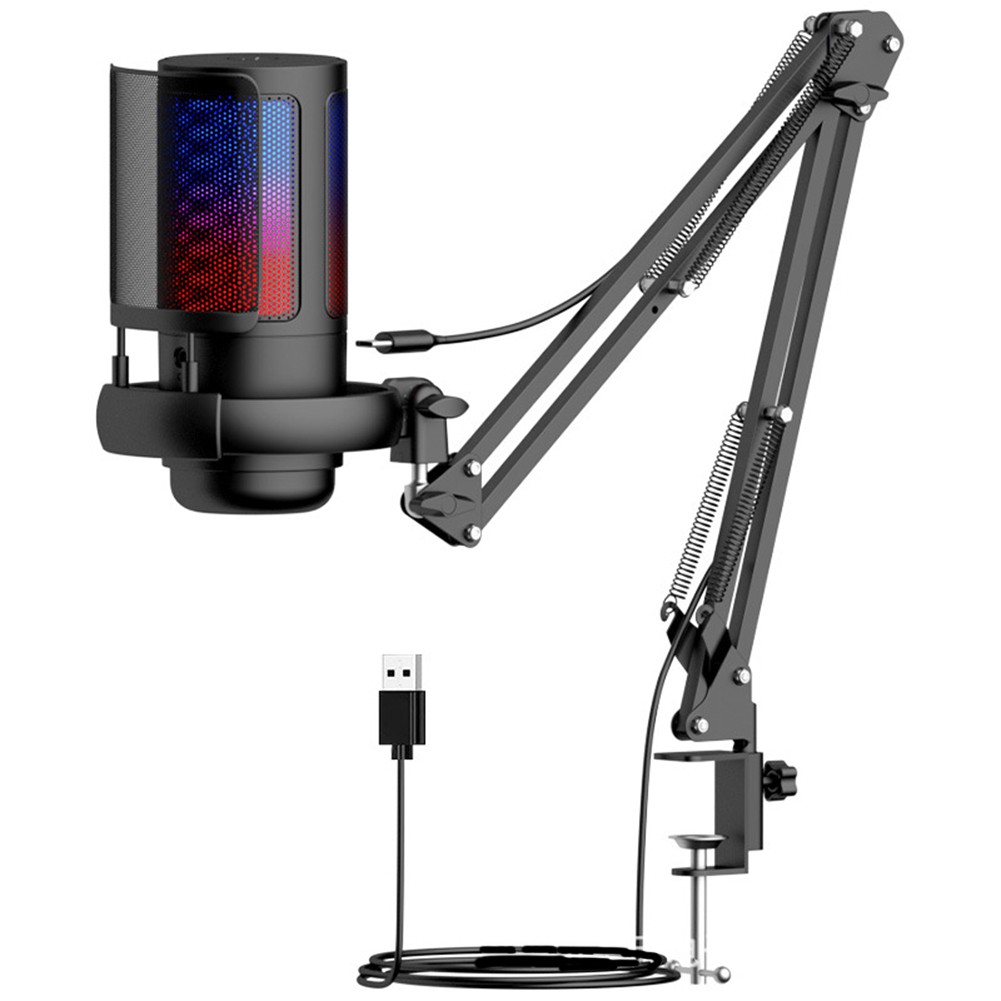 Microphone USB Haute Performance avec Isolation Bruit pour Création de Contenu - Zdjęcie 14 z 15