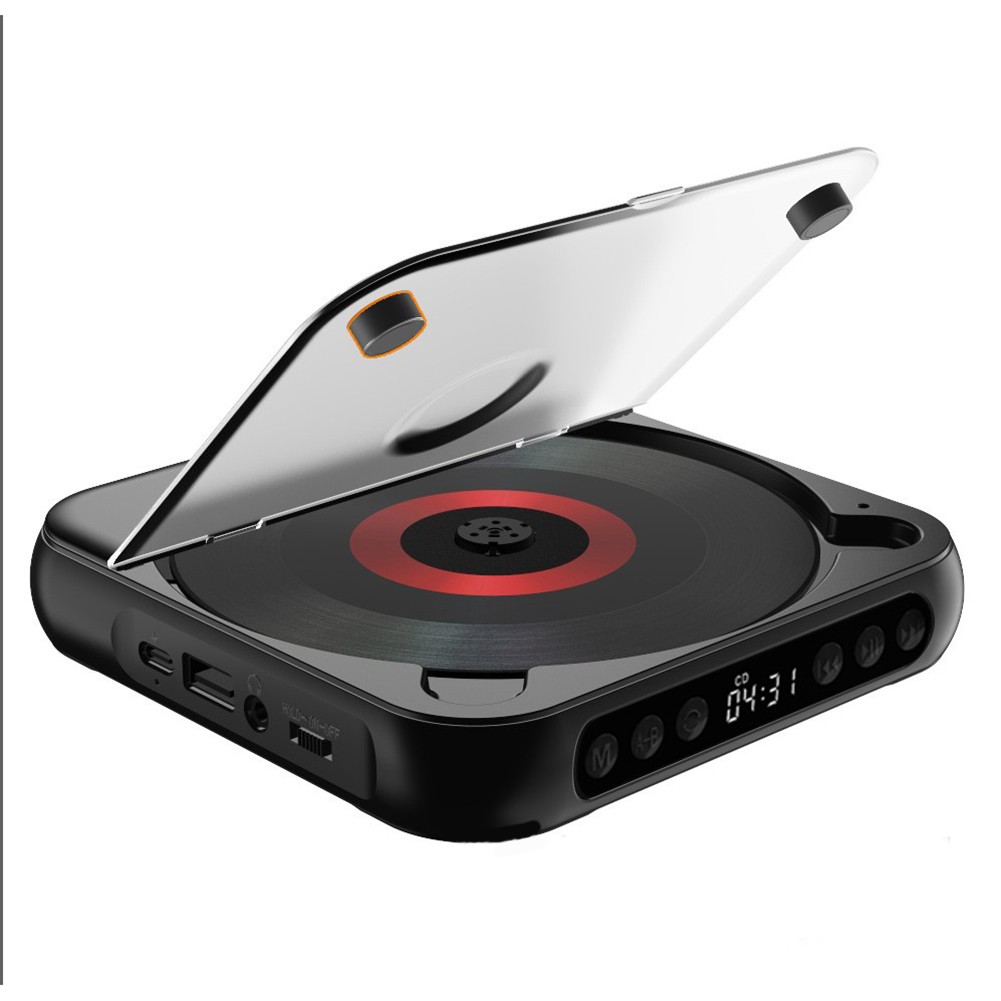 Compact CD Player with Speakers and Multiple Playback Options for Music Lovers - Picture 4 of 6