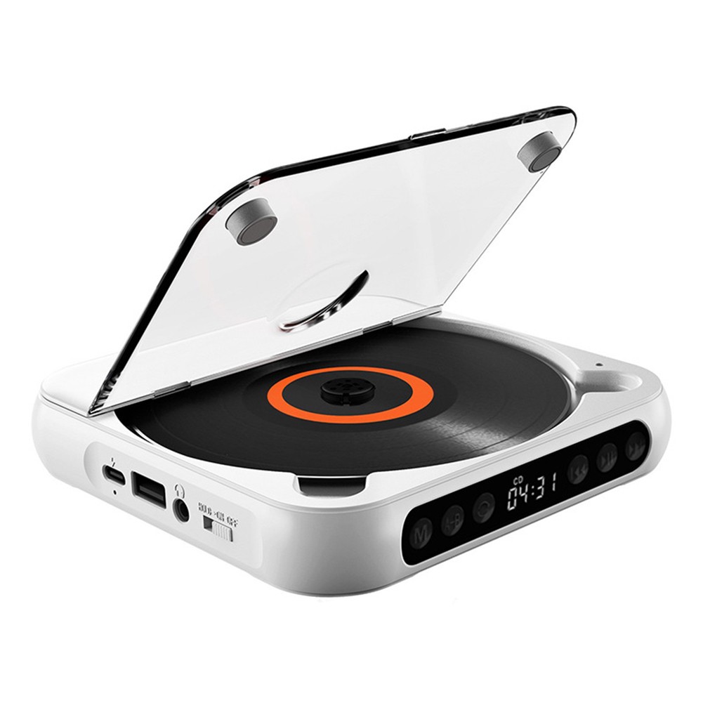 Compact CD Player with Speakers and Multiple Playback Options for Music Lovers - Picture 3 of 6