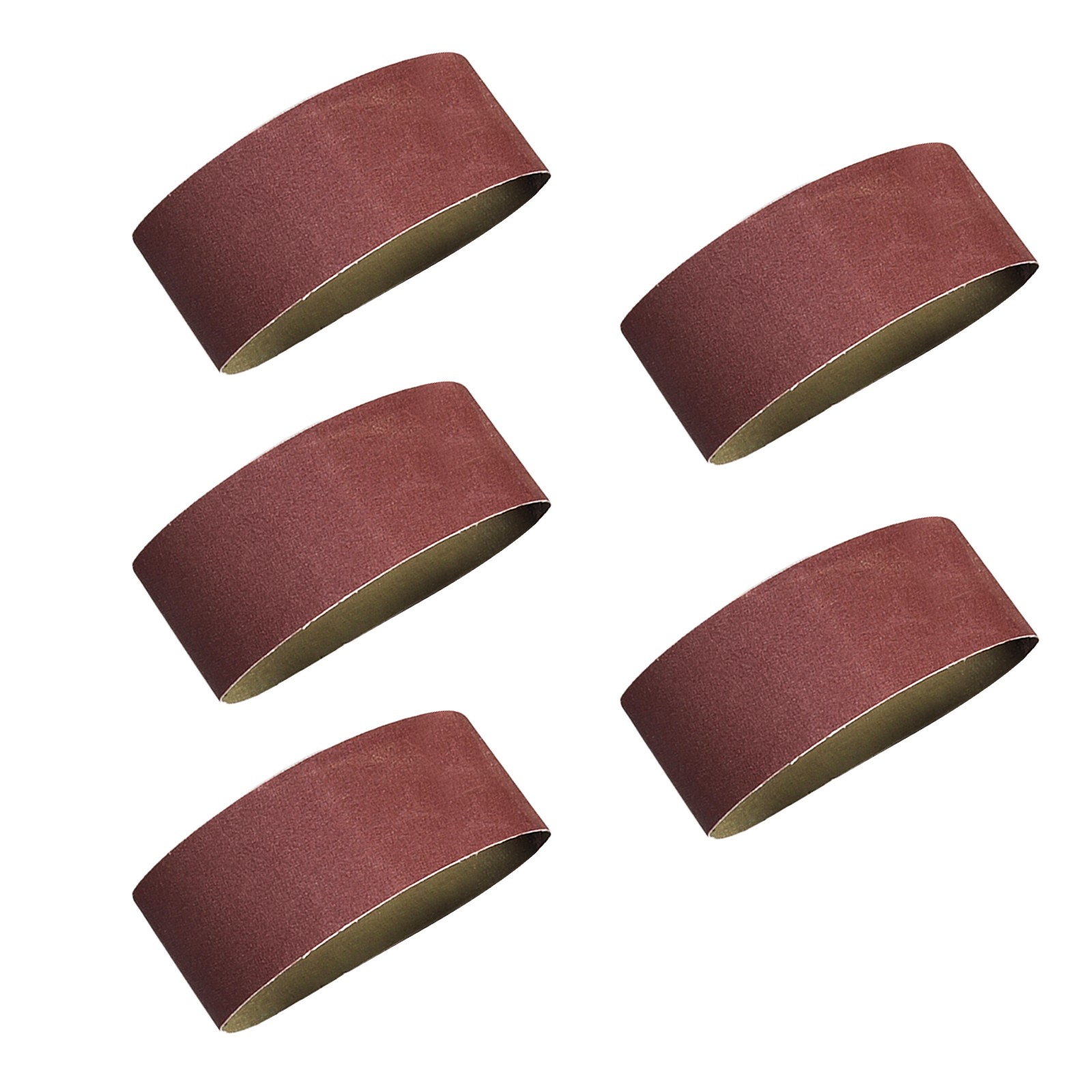 Juego de cinturones de papel de lijar con material de óxido de aluminio tamaño 75x457 mm paquete de cinco - Imagen 46 de 62