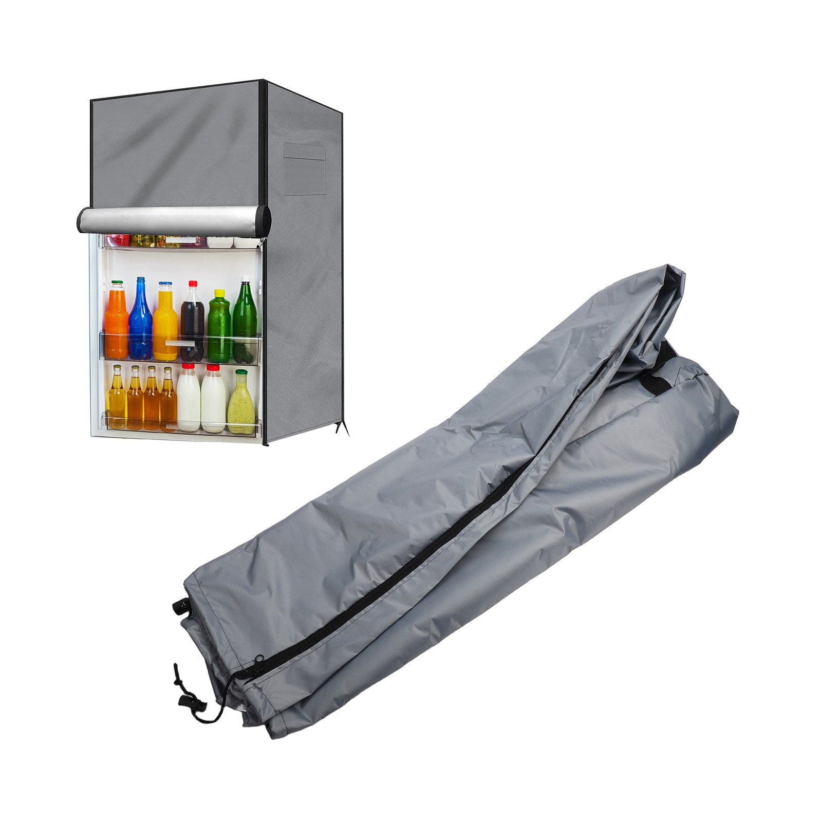 Easily Accessible Outdoor Fridge Protector with Zippered Front Openings - Picture 56 of 72