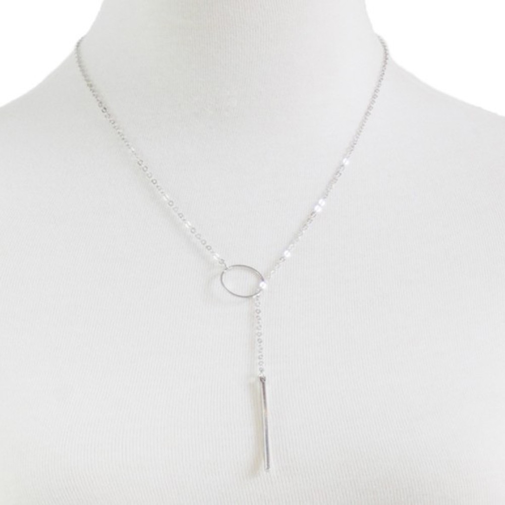 Fashionable Alloy Necklace with Unique Metal Ring for Chic Accessories - Picture 13 of 25