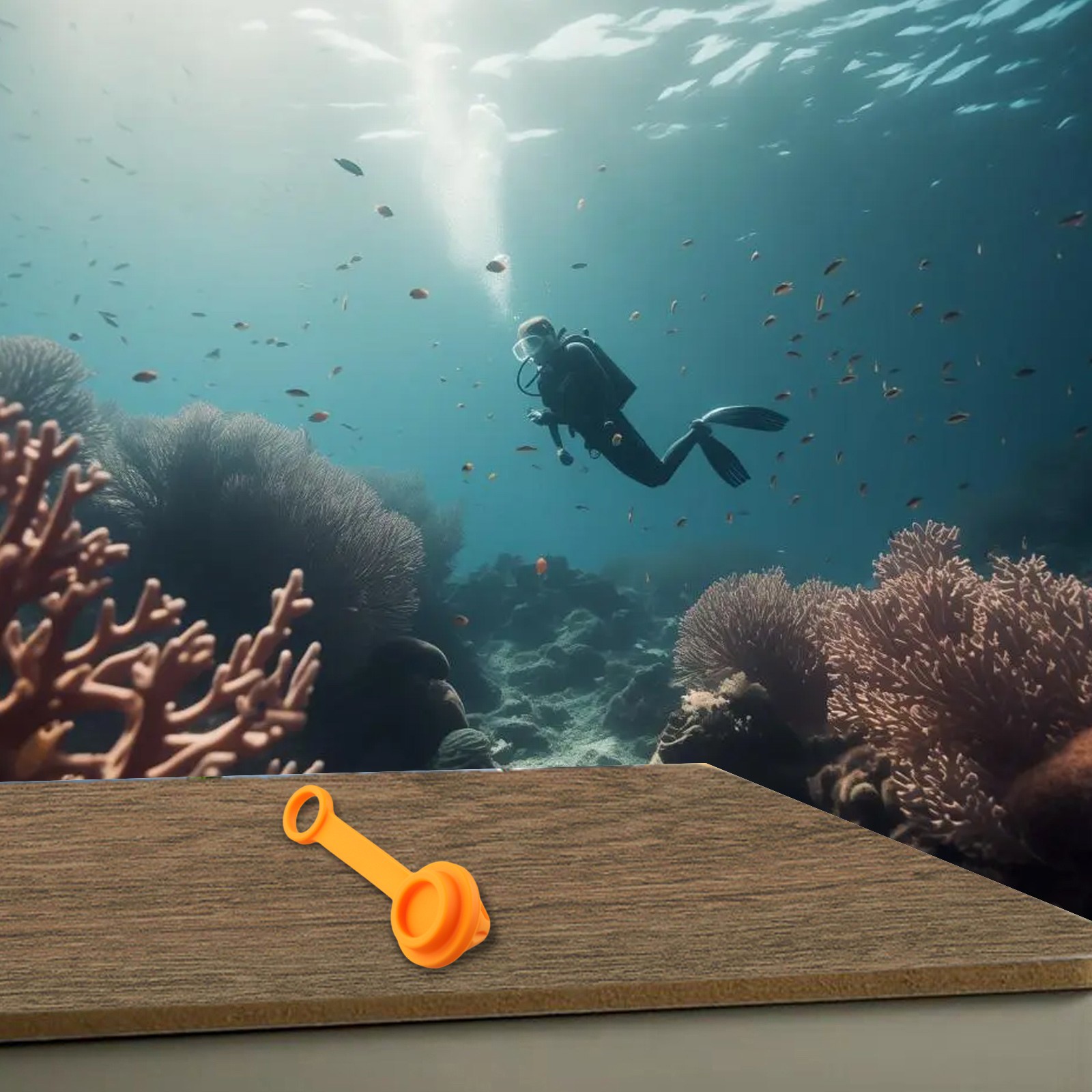 Bouchon caoutchouc pour régulateur de plongée sous-marine pour mode première étap