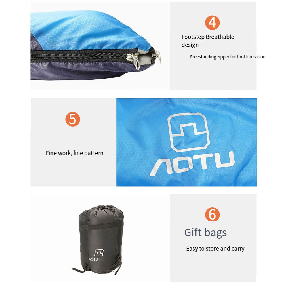 Outdoor Sleeping Bag with Adjustable Drawstring Hood for Maximum Warmth - Picture 31 of 35