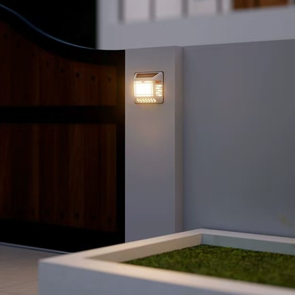 Sleek Design Solar Powered Wall Lamp Enhancing Outdoor For Home Aesthetics - Picture 17 of 29