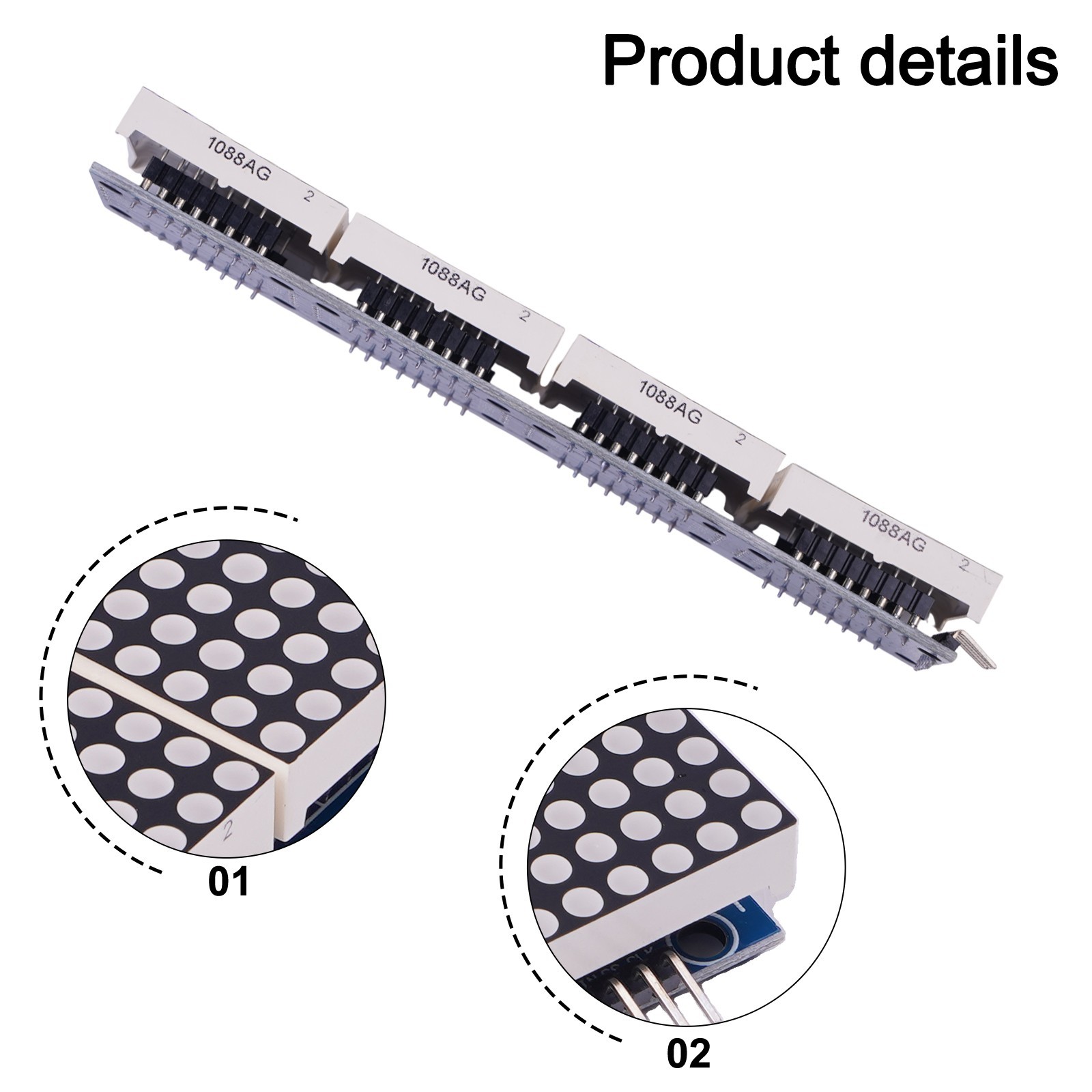Pour Arduino Compatible Microcontrôleur Point Pour Matrice Affichage Driver Module - Photo 39/56