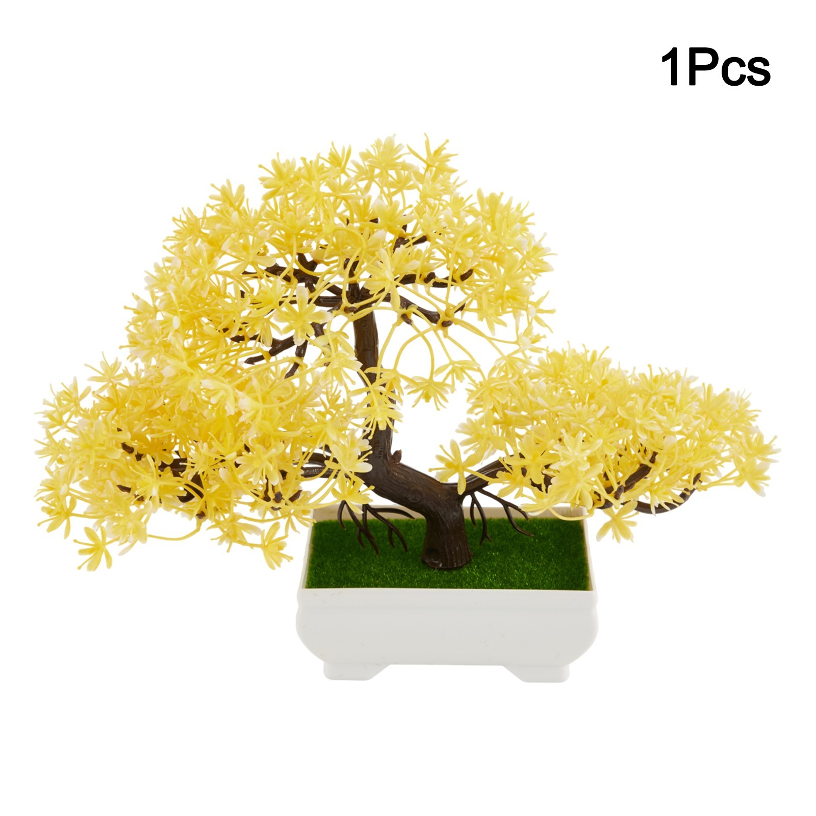 Durable Bonsai Potted Plant Artificial Pot Plastic Simulation Pine Tree - Picture 47 of 61