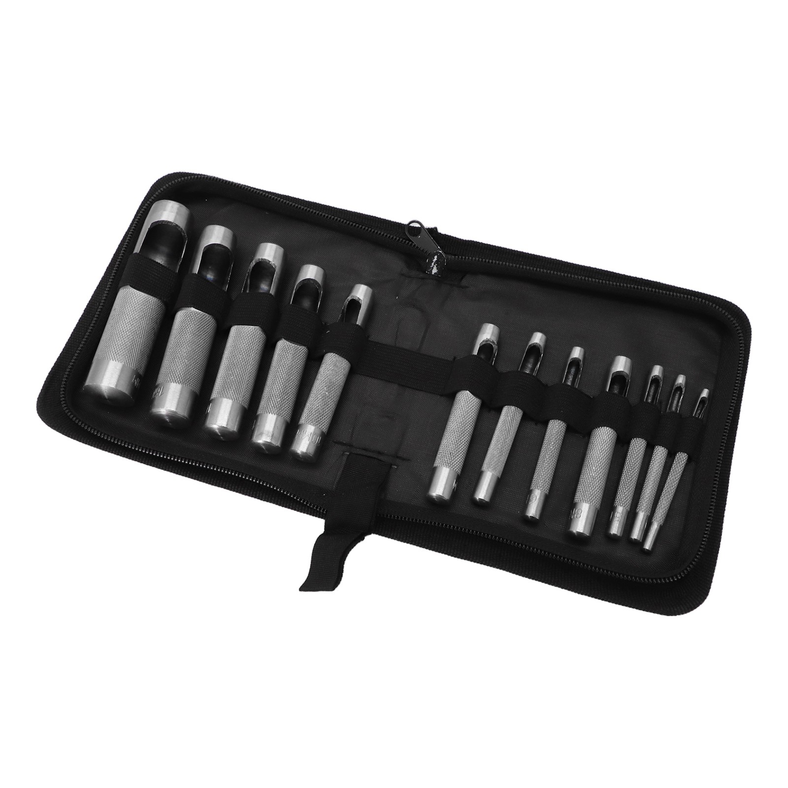Professional Quality 12PCS Leather Hollow Punch Set for Precision Cutting - Produktbild 5