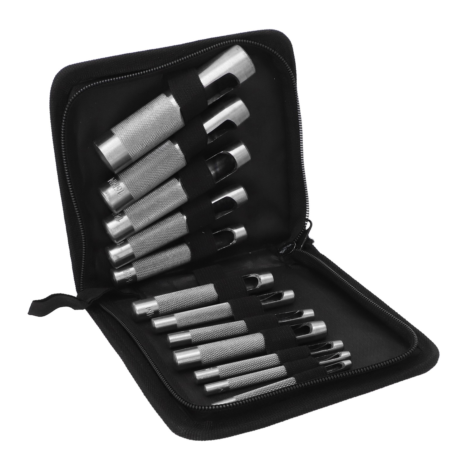 Professional Quality 12PCS Leather Hollow Punch Set for Precision Cutting - Produktbild 10