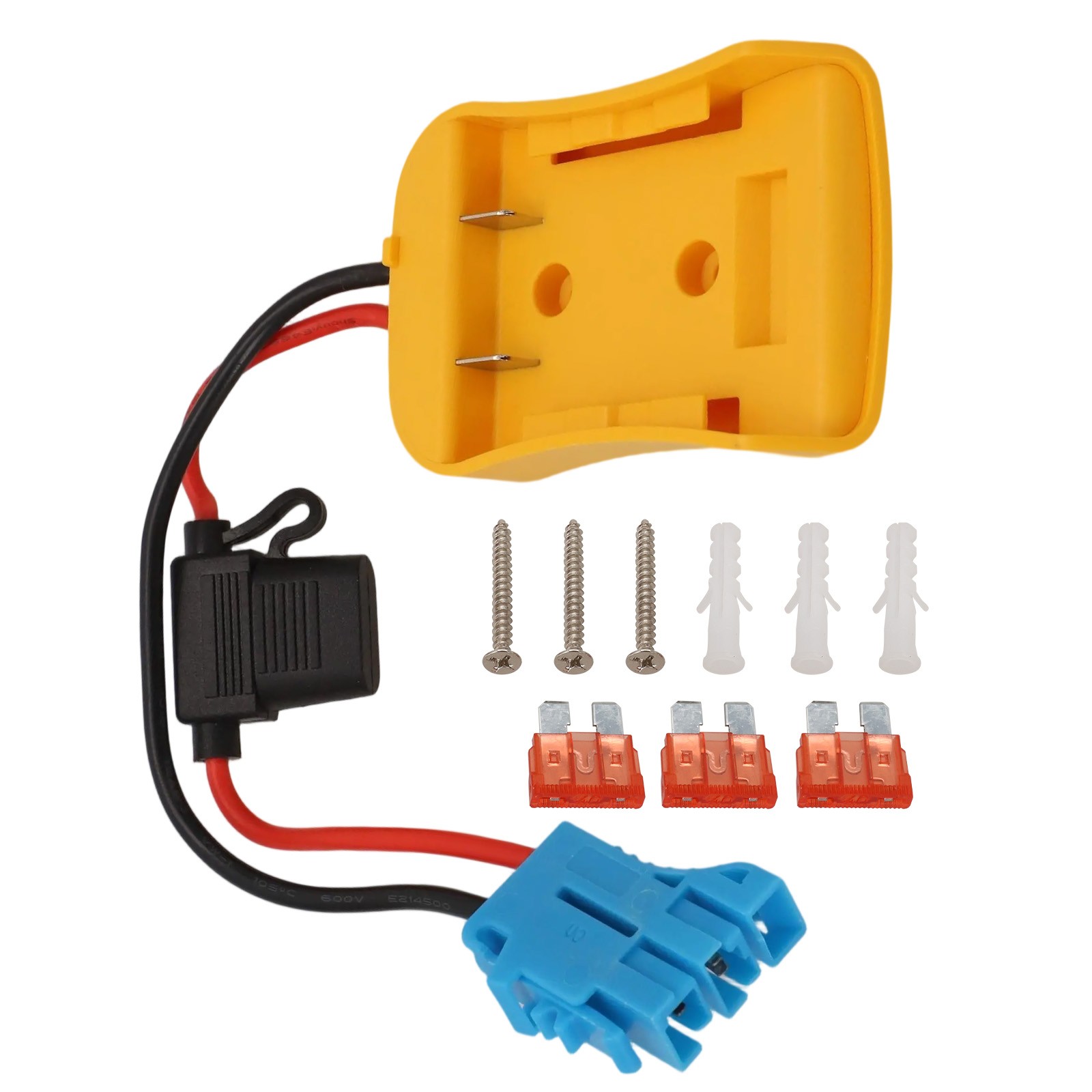 Battery Adapter for Dewalt 20V Converter with Wire Harness Connector 12AWG Wire - Picture 24 of 36