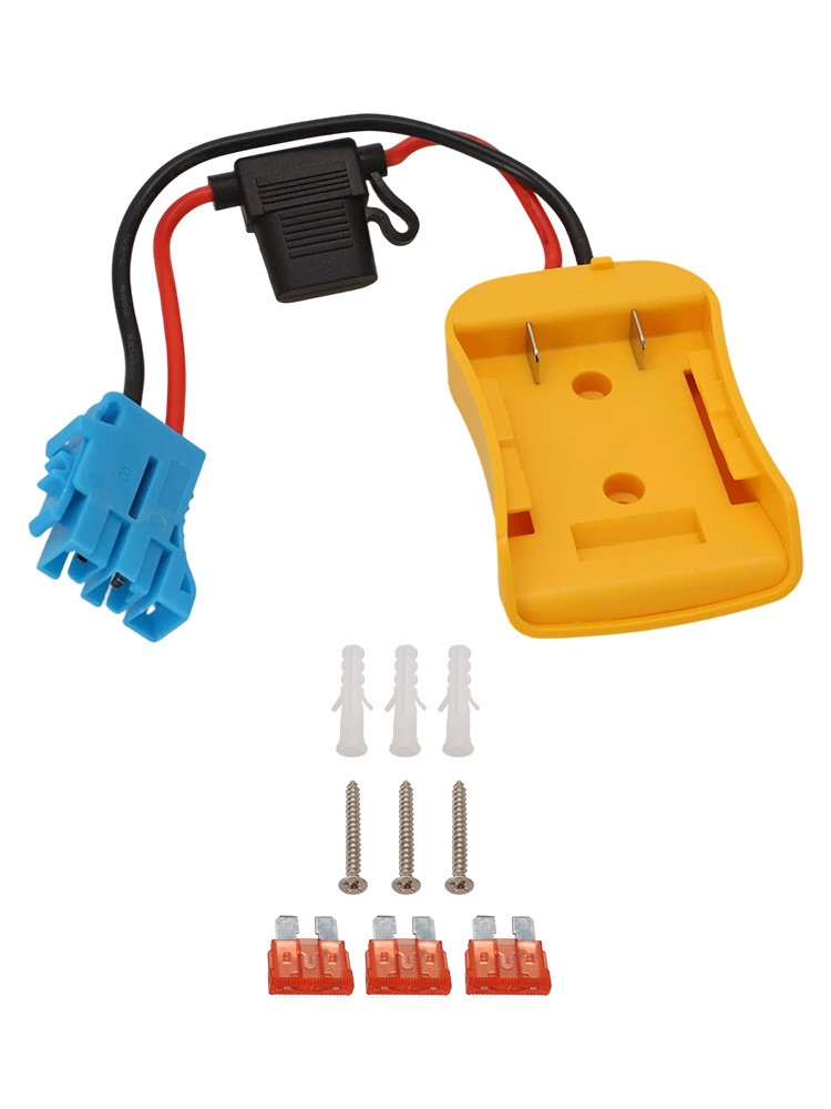 Battery Adapter for Dewalt 20V Converter with Wire Harness Connector 12AWG Wire - Picture 31 of 36
