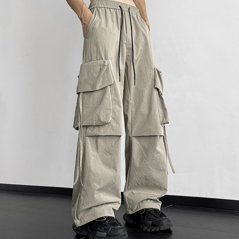 Stylish Men's Cargo Pants with Multi Pockets for Casual Spring Summer Outfits - Picture 16 of 62