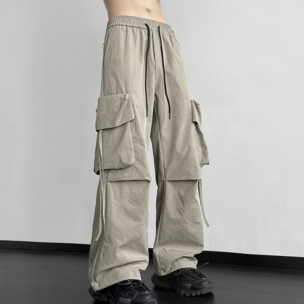 Stylish Men's Cargo Pants with Multi Pockets for Casual Spring Summer Outfits - Picture 21 of 62
