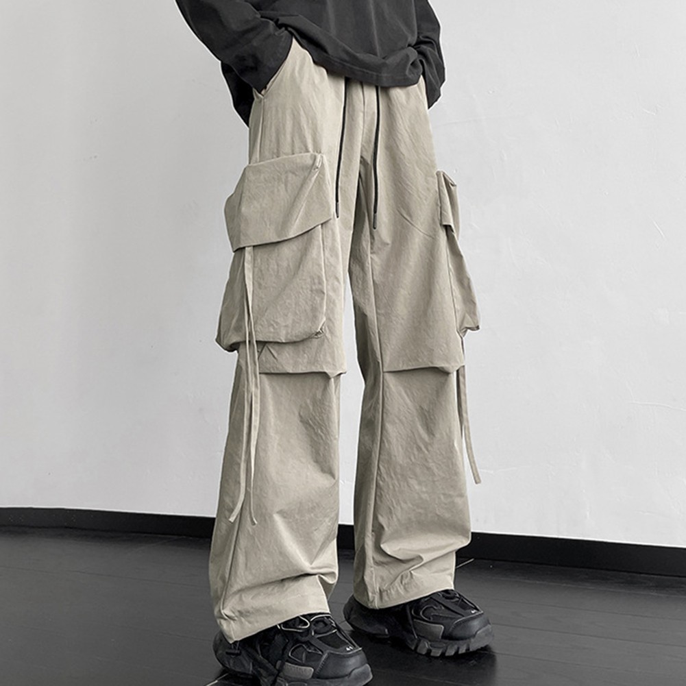 Stylish Men's Cargo Pants with Multi Pockets for Casual Spring Summer Outfits - Picture 19 of 62
