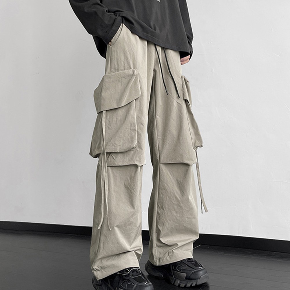 Stylish Men's Cargo Pants with Multi Pockets for Casual Spring Summer Outfits - Picture 20 of 62