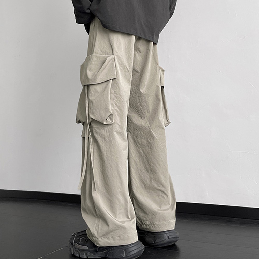 Stylish Men's Cargo Pants with Multi Pockets for Casual Spring Summer Outfits - Picture 18 of 62