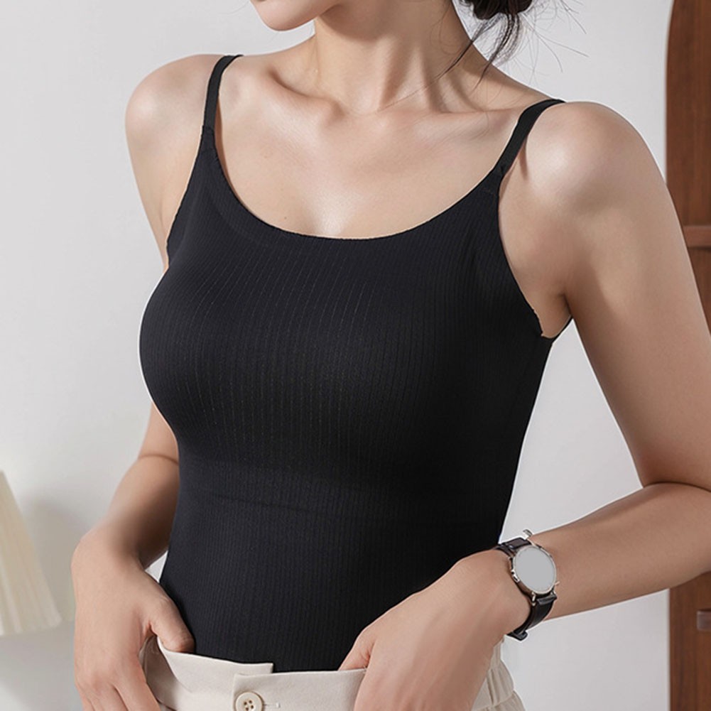 Stylish and Comfortable Women's Ice Silk Vests with Built in Chest Support - Picture 7 of 14