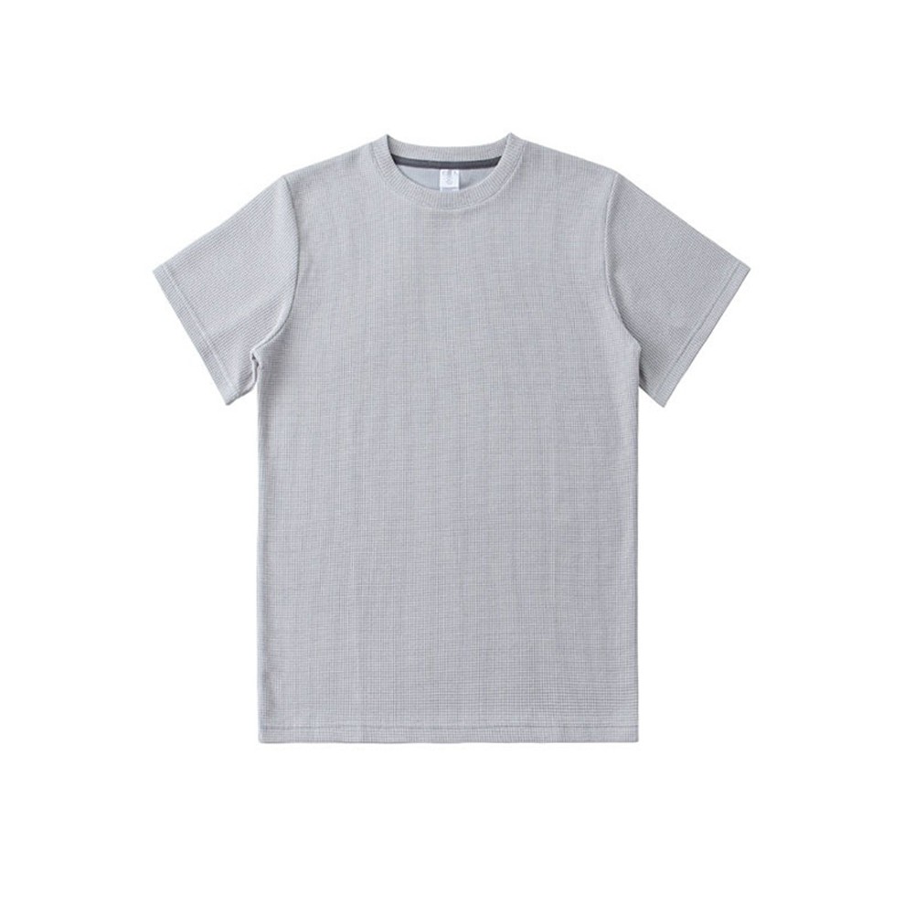 Lightweight Mens Waffle Short Sleeve T Shirt Perfect for Casual Outings - Picture 13 of 18