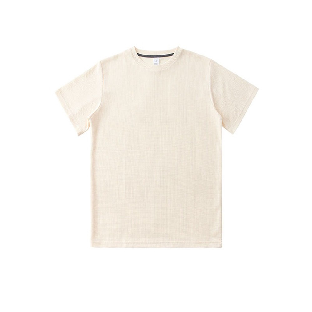 Lightweight Mens Waffle Short Sleeve T Shirt Perfect for Casual Outings - Picture 10 of 18