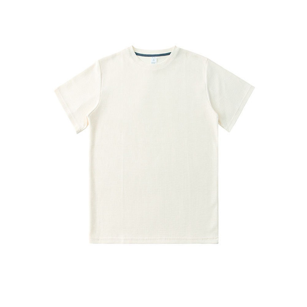 Lightweight Mens Waffle Short Sleeve T Shirt Perfect for Casual Outings - Picture 17 of 18