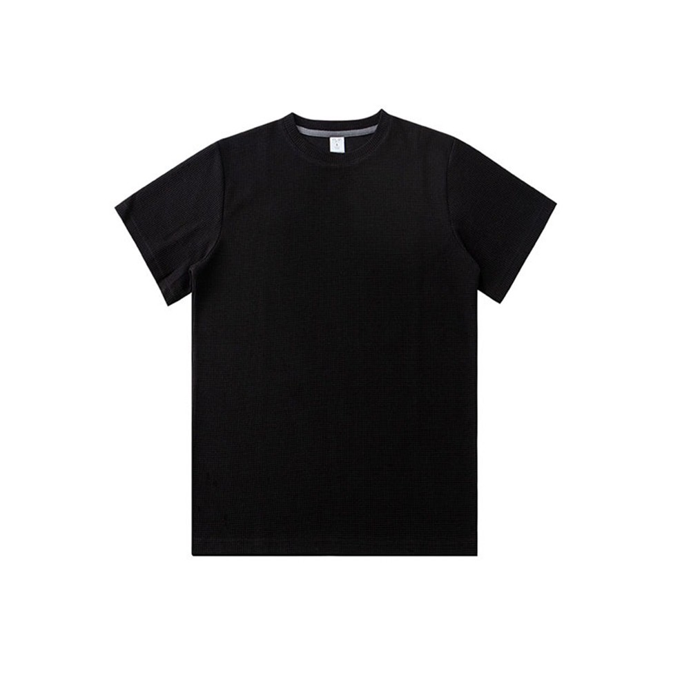 Lightweight Mens Waffle Short Sleeve T Shirt Perfect for Casual Outings - Picture 9 of 18