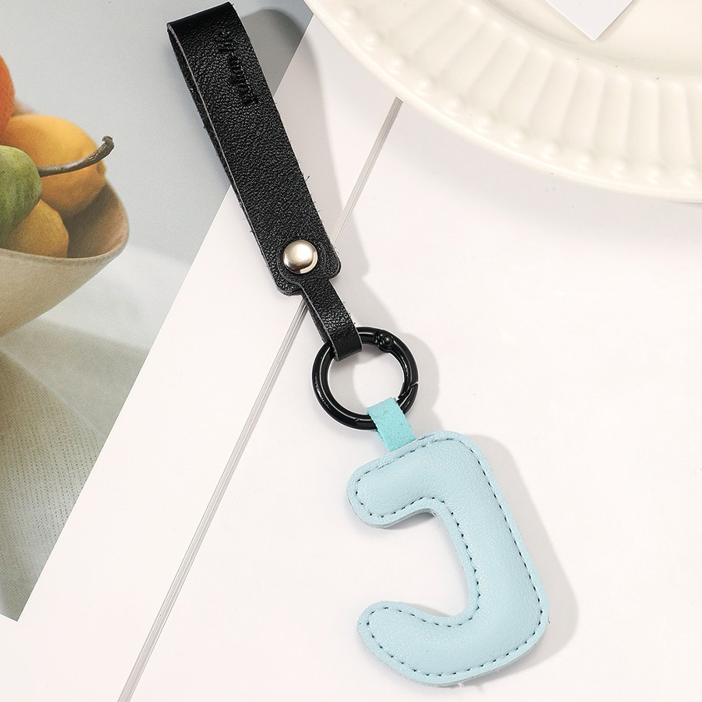 Delightful 26 Letter Leather Keychain Pendant to Add Charm to Your Accessories - Picture 22 of 38