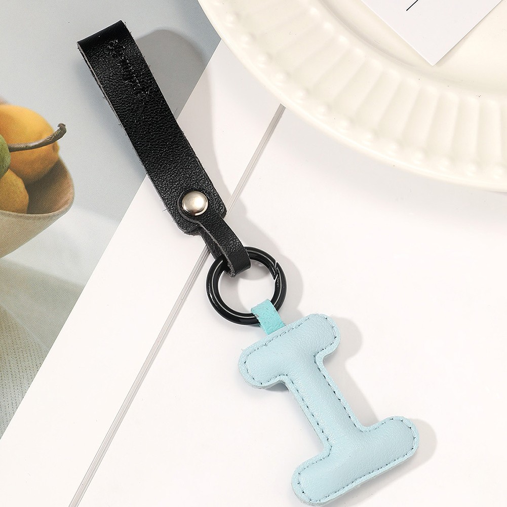 Delightful 26 Letter Leather Keychain Pendant to Add Charm to Your Accessories - Picture 21 of 38
